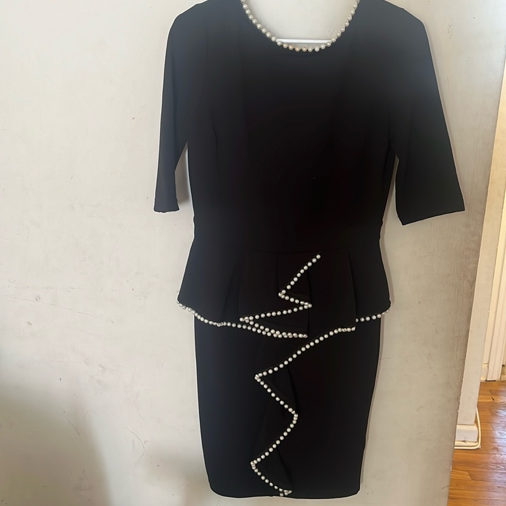 Xtaren Black pearl dress Size M